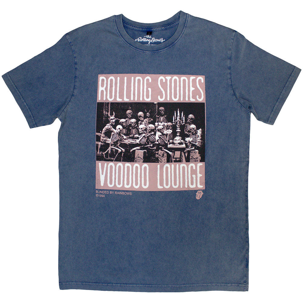 Rolling Stones Voodoo Skulls Stone Wash T-shirt Front