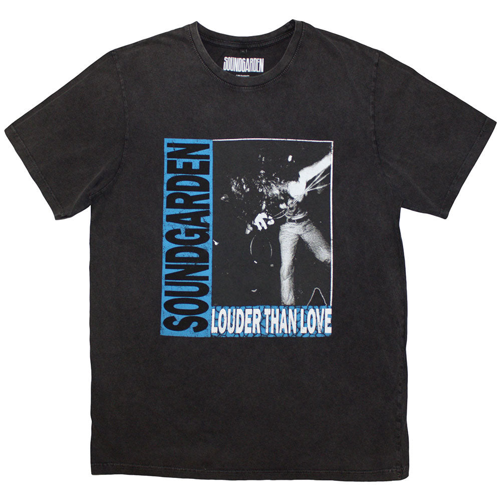 Soundgarden Louder Than Love Stone Wash T-shirt Front