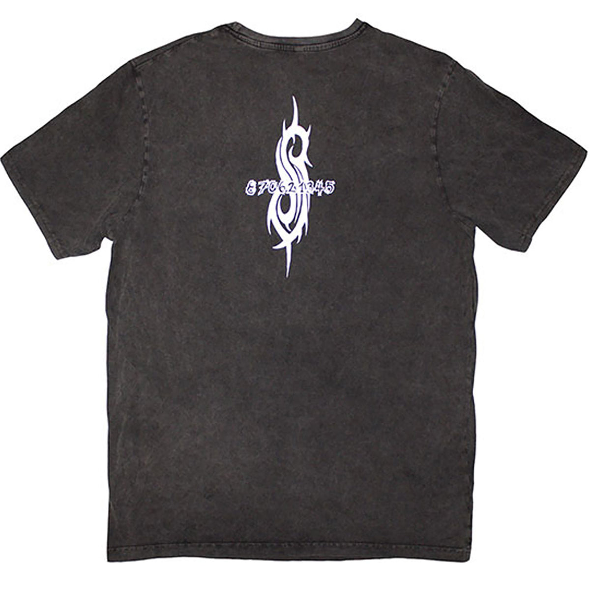 Slipknot Album Splatter Stone Wash T-shirt Back