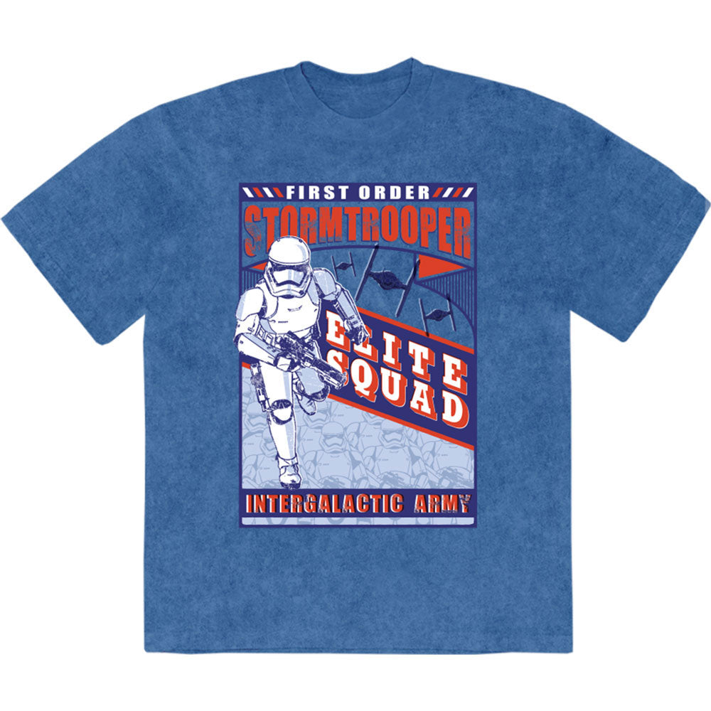 Star Wars First Order Elite Squad Stone Wash T-shirt Front