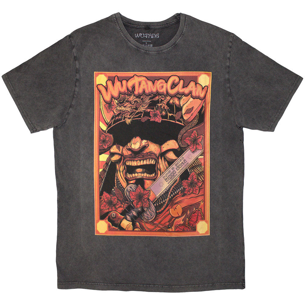 Wu Tang Clan Amsterdam '23 Stone Wash T-shirt Front