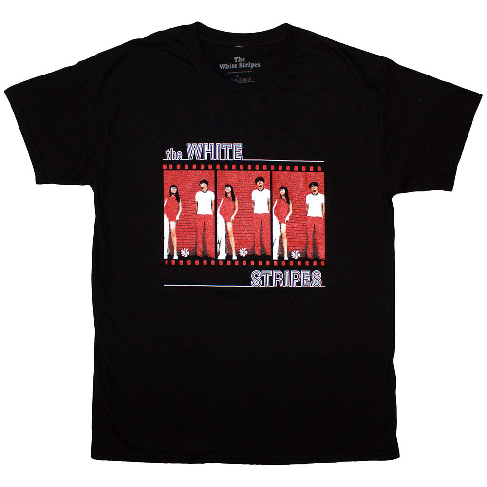 White Stripes Film Strip T-shirt Front