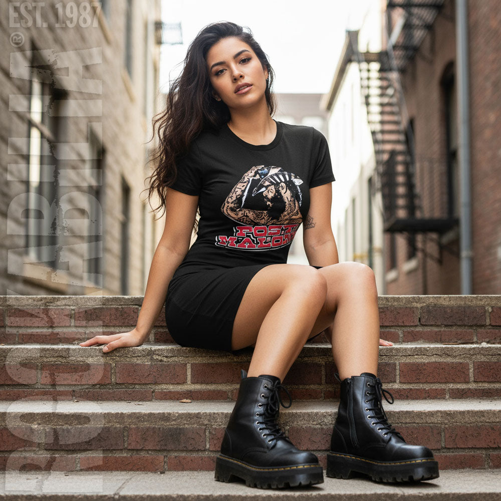 Post Malone Cowboy Hat Work Dress Alt 2
