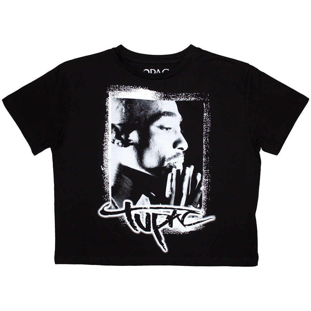 Tupac Spray Photo Girls Jr Front