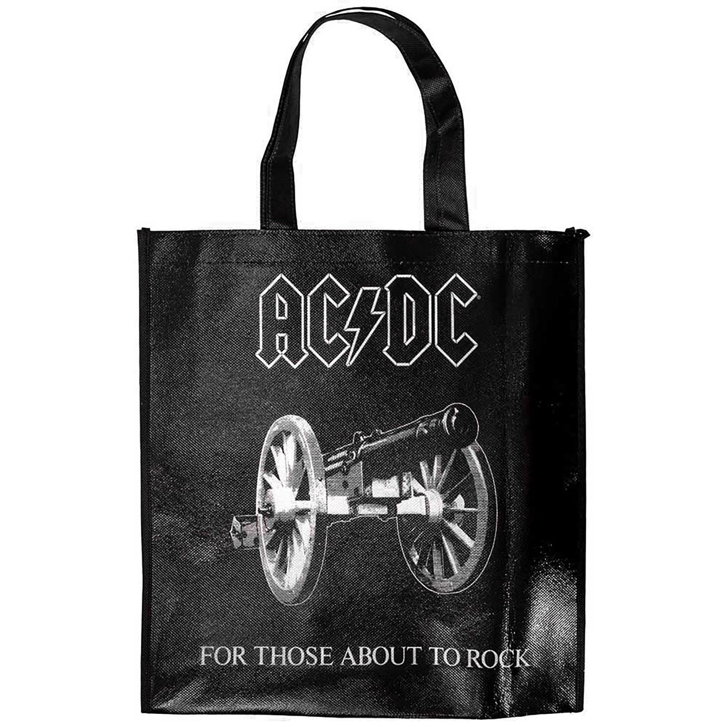 AC/DC About To Rock Grocery Tote Front