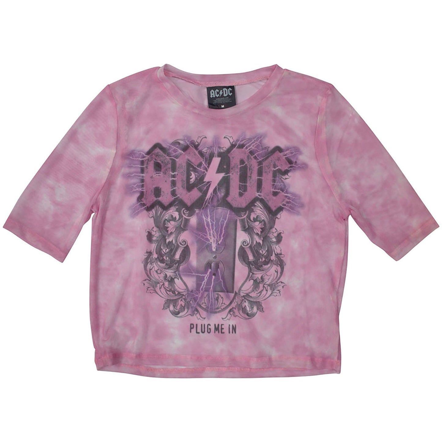 AC/DC Plug Me In Girls Jr Front