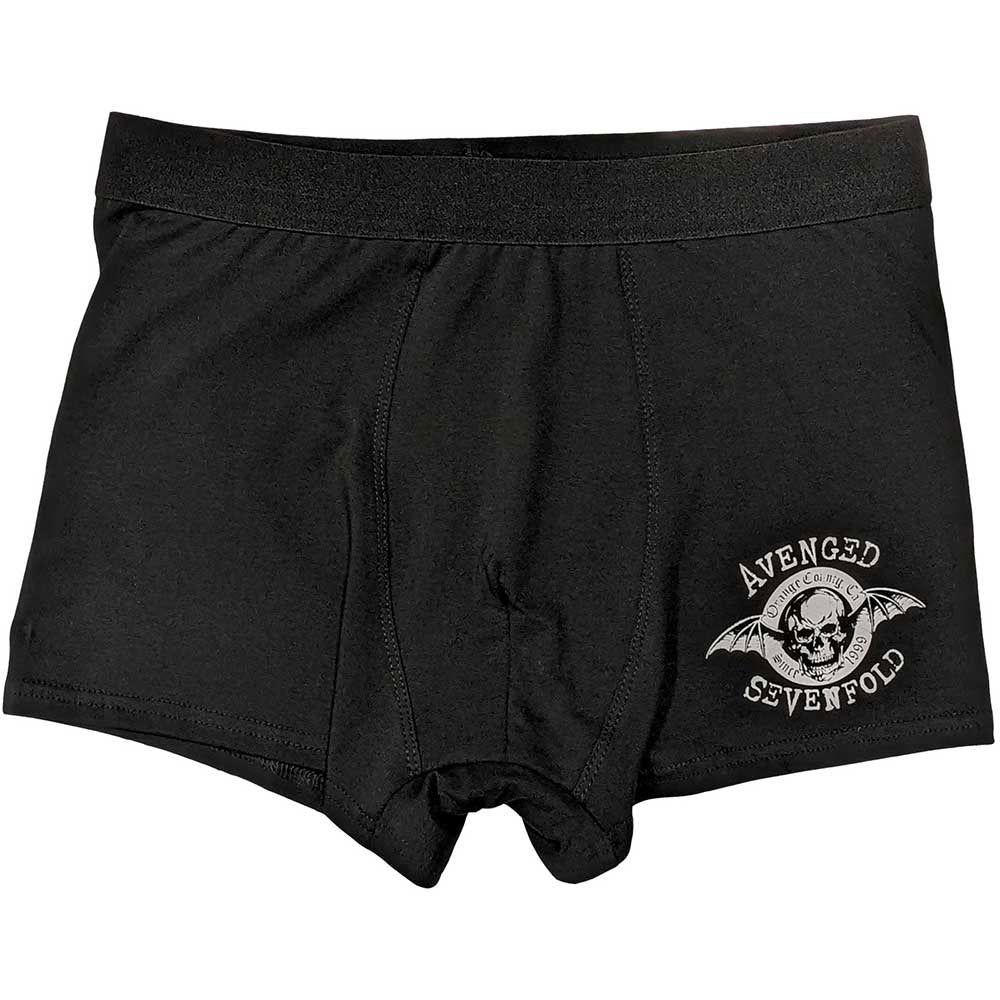 Avenged Sevenfold Classic Deathbat Boxers Front