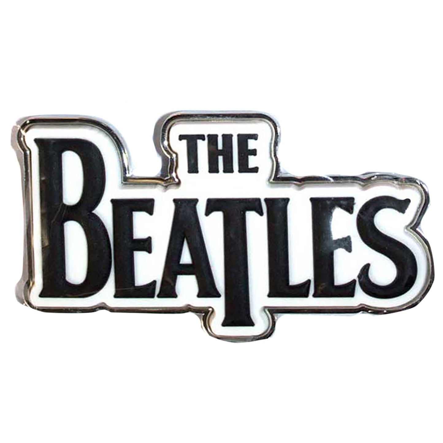 Beatles Black Drop T Logo Magnet Front