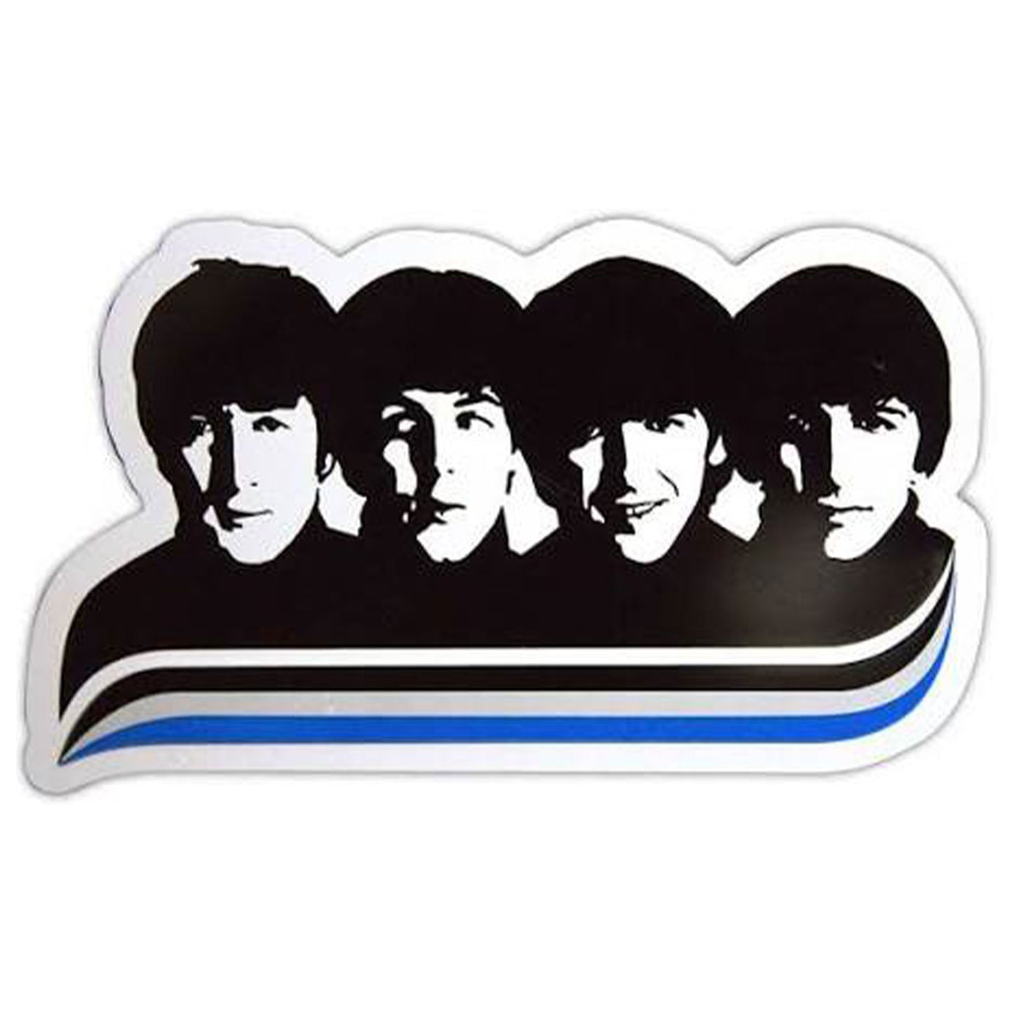 Beatles A Hard Day's Night Faces Embossed Magnet Front