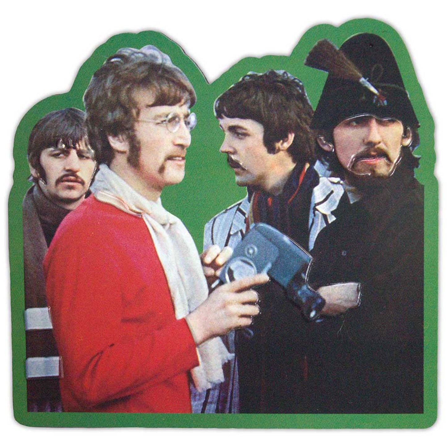 Beatles Strawberry Fields Forever Photo Embossed Magnet Front