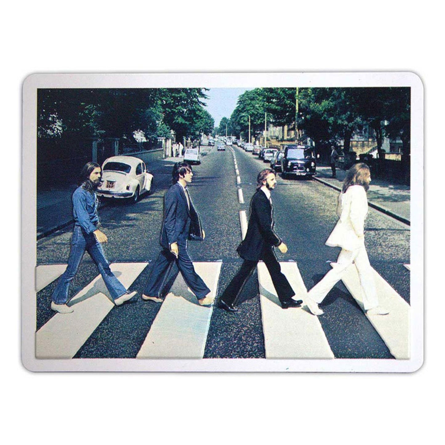 Beatles Abbey Road Embossed Magnet Front