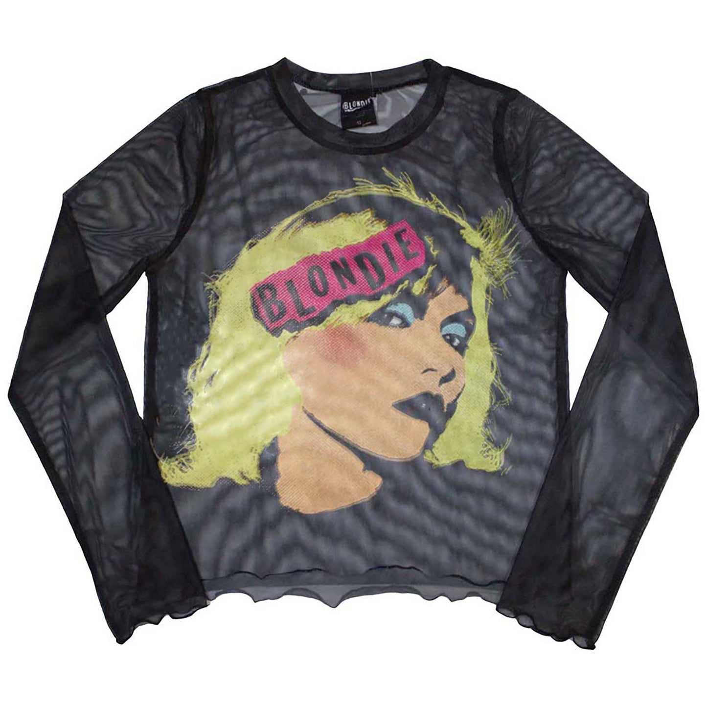 Blondie Punk Poster Girls Jr Long Sleeve Front