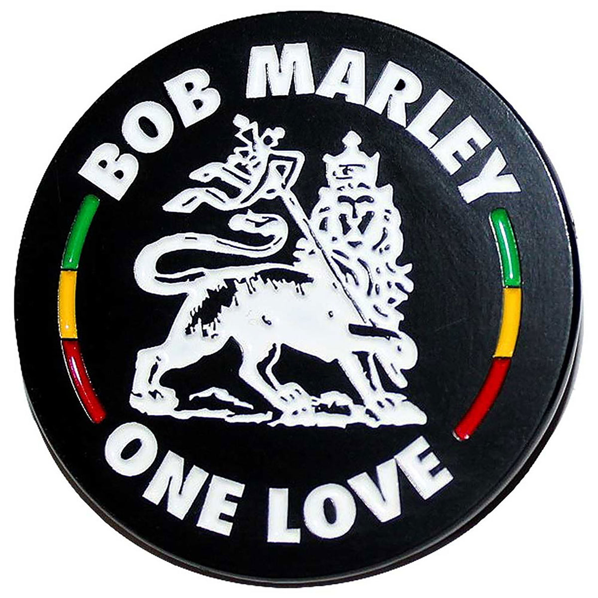 Bob Marley Lion Pewter Pin Badge Front