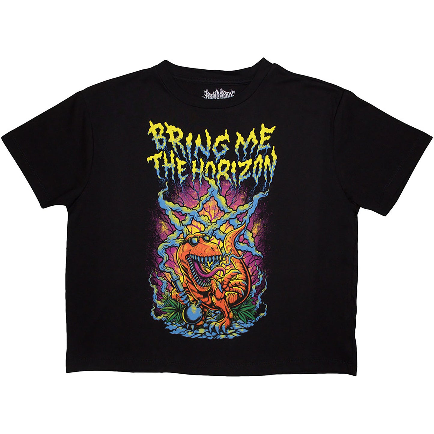 Bring Me The Horizon Smoking Dinosaur Girls Jr Front