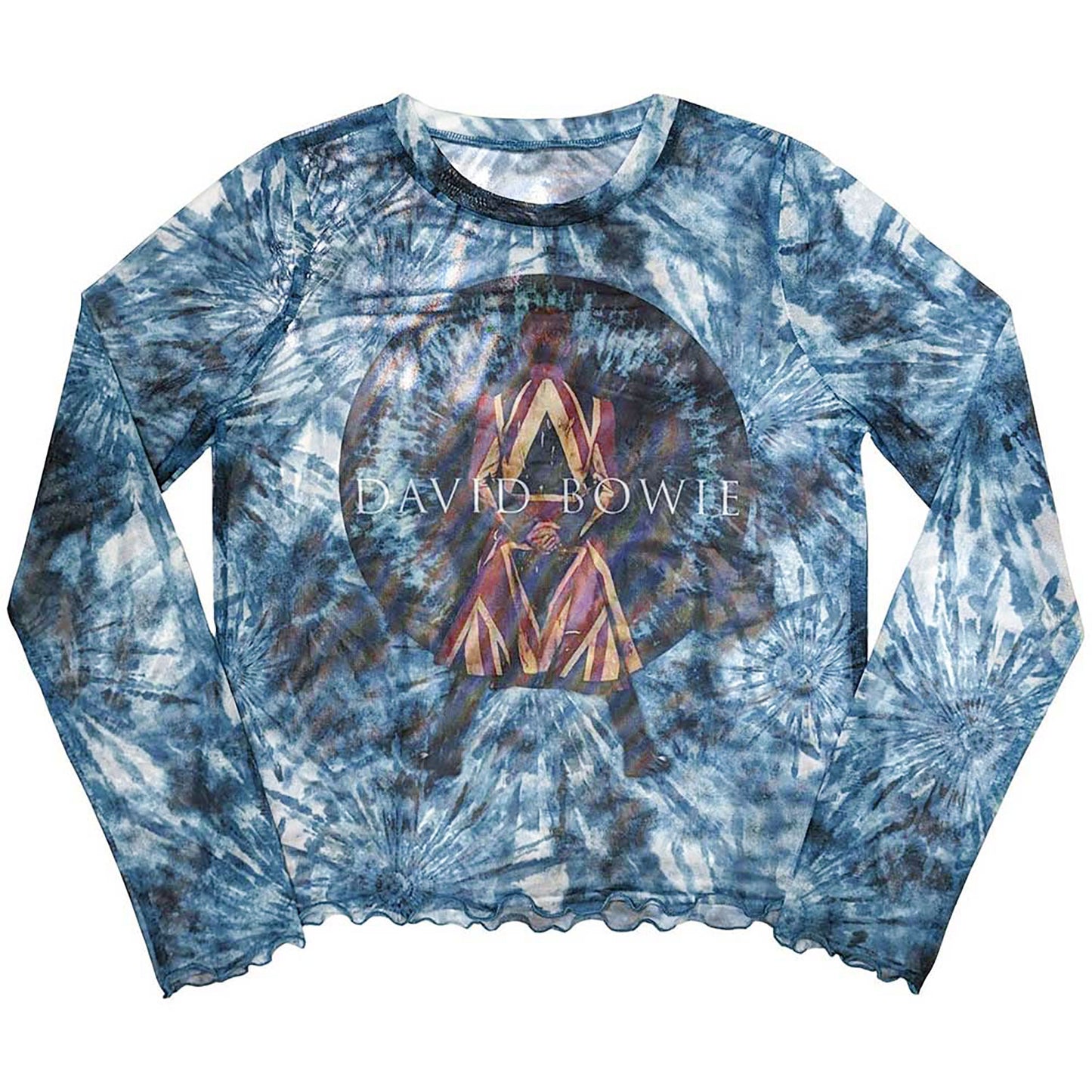David Bowie Live & Well Girls Jr Long Sleeve Front