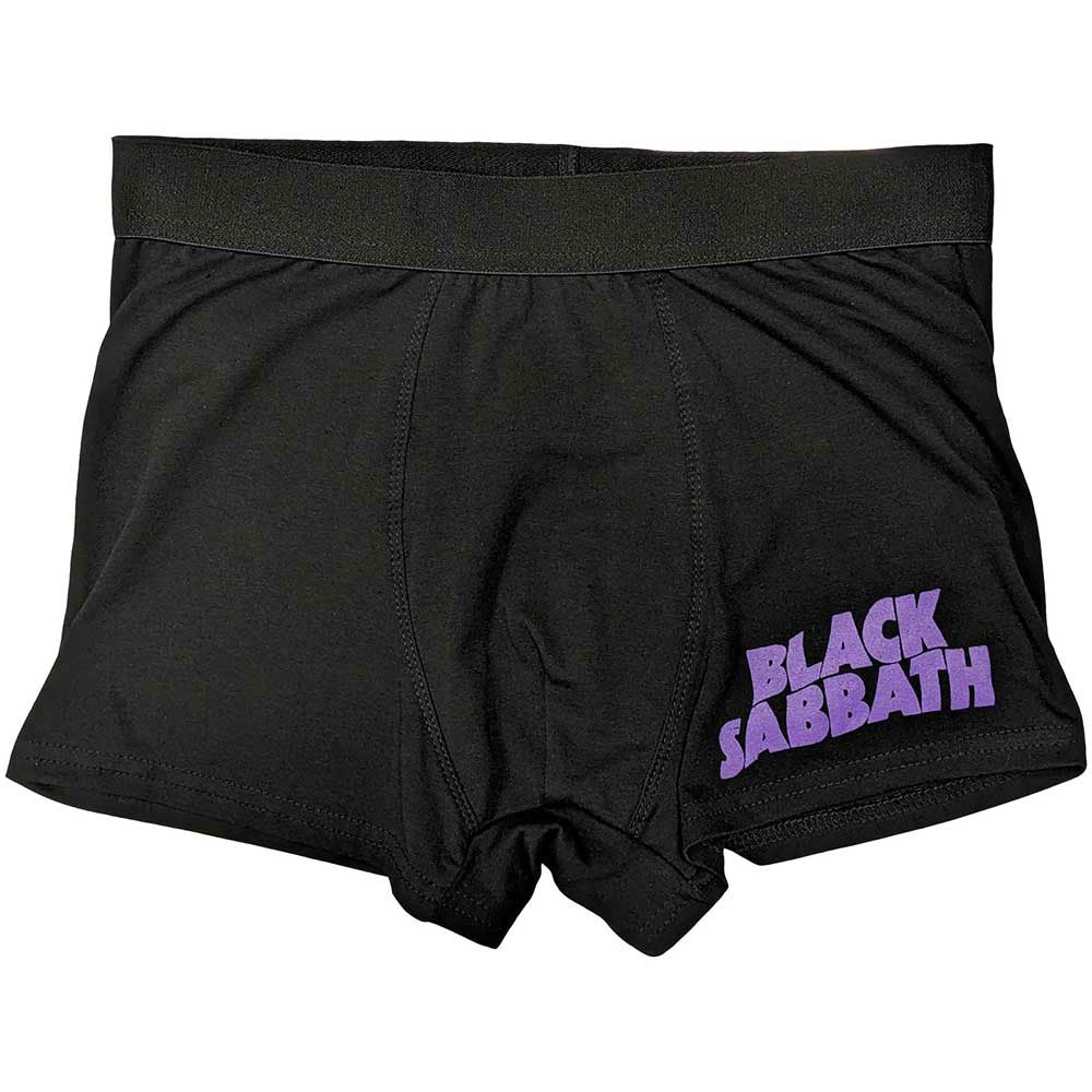 Black Sabbath Wavy Logo Boxers Front