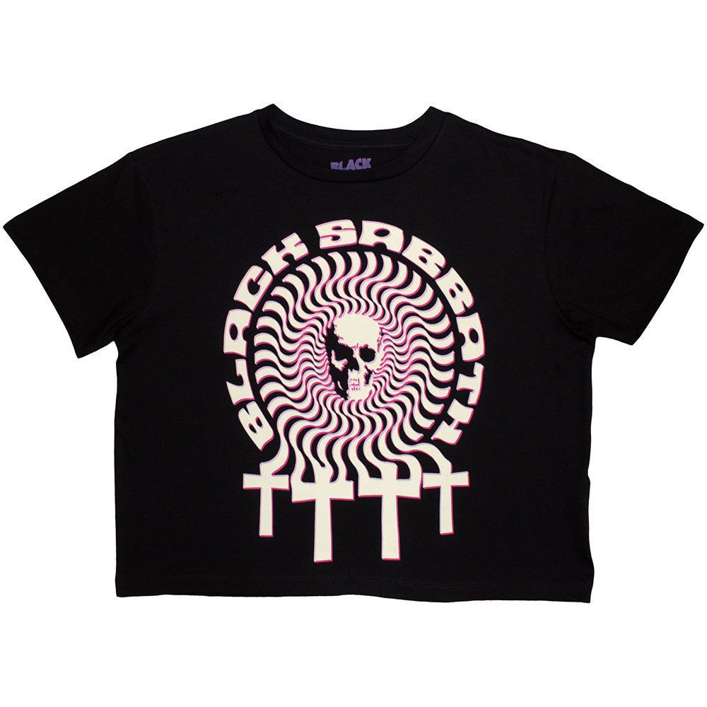 Black Sabbath Hypnotic Skull Girls Jr Front