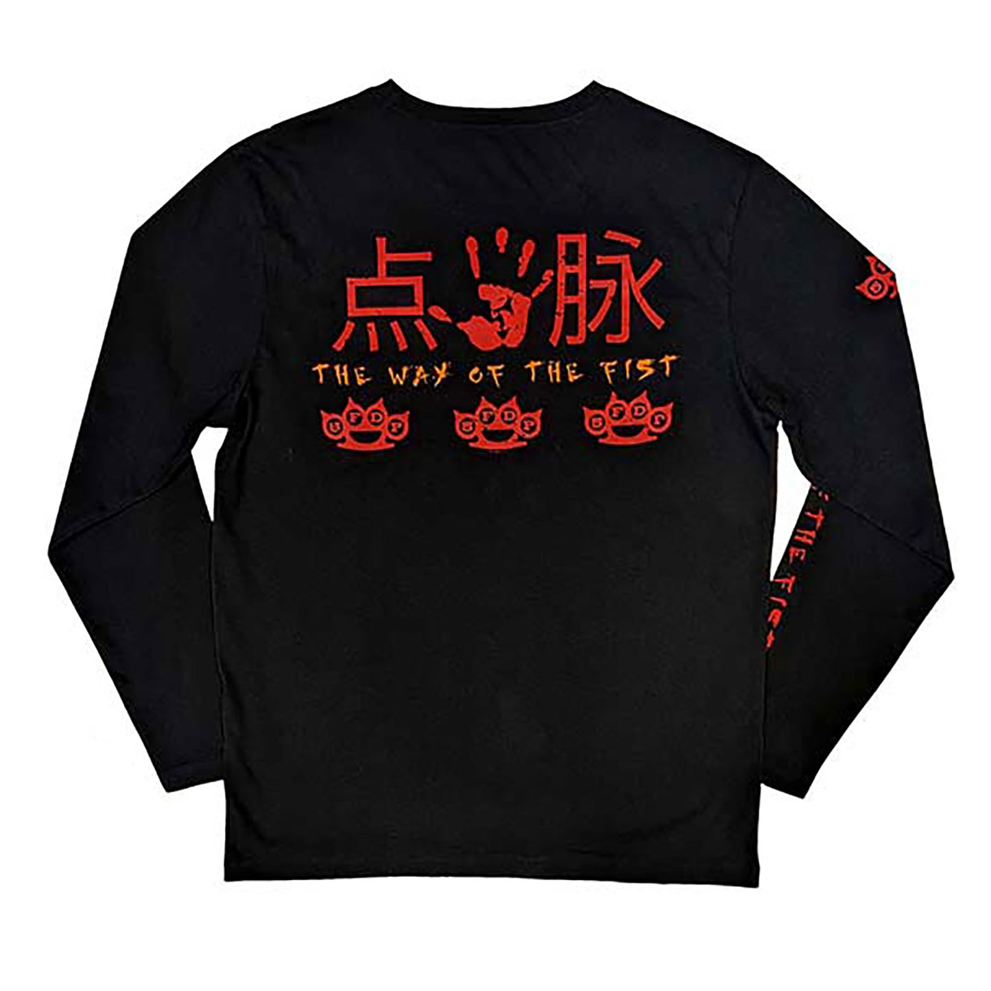 Five Finger Death Punch The Way Of The Fist Long Sleeve Back