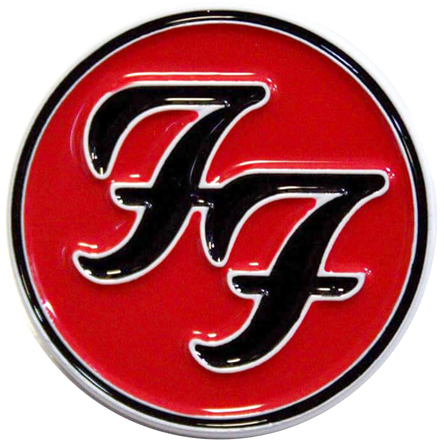 Foo Fighters Ff Logo Pewter Pin Badge