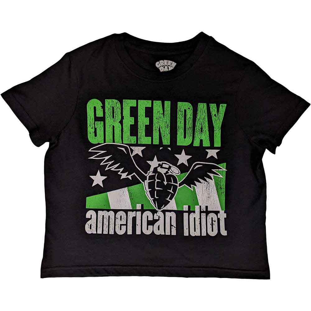 Green Day American Idiot Wings Girls Jr Front