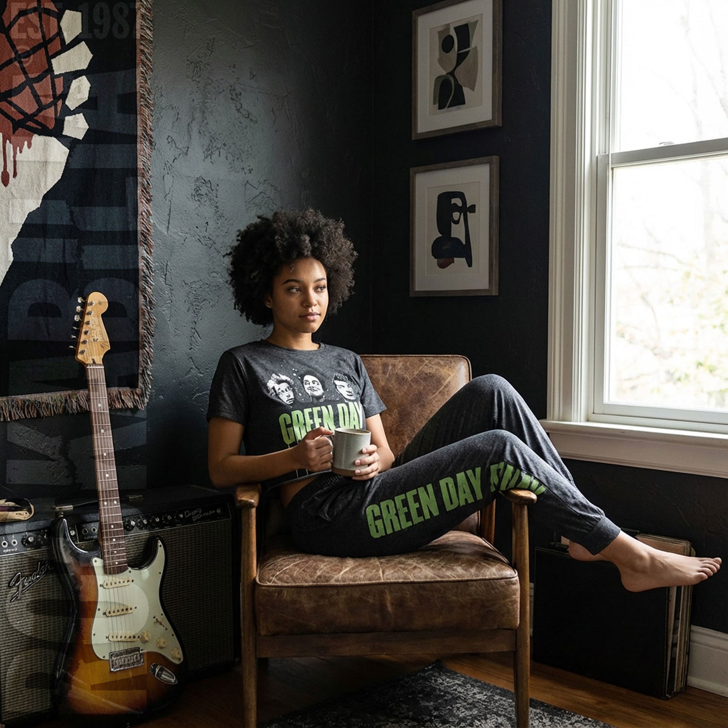 Green Day Drips Loungewear Alt 2
