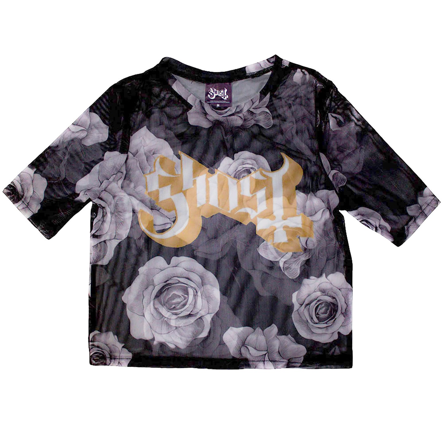 Ghost B.c. Logo & Roses Girls Jr Front