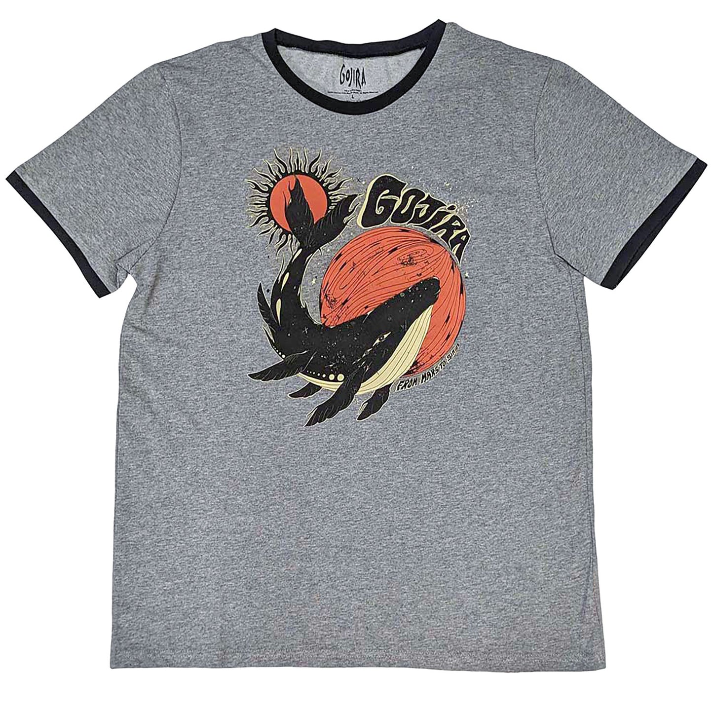 Gojira Whale T-shirt Front