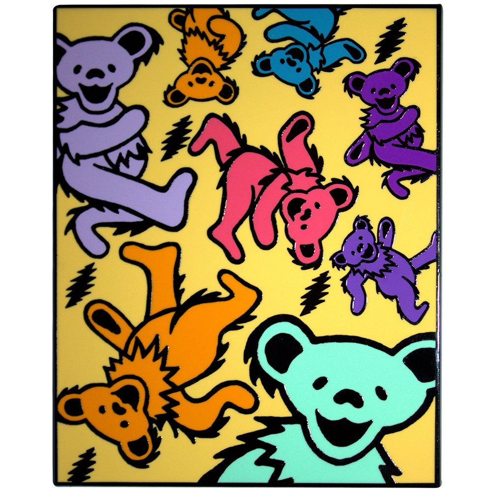 Grateful Dead Dancing Bears & Lightning Bolts Magnet Front
