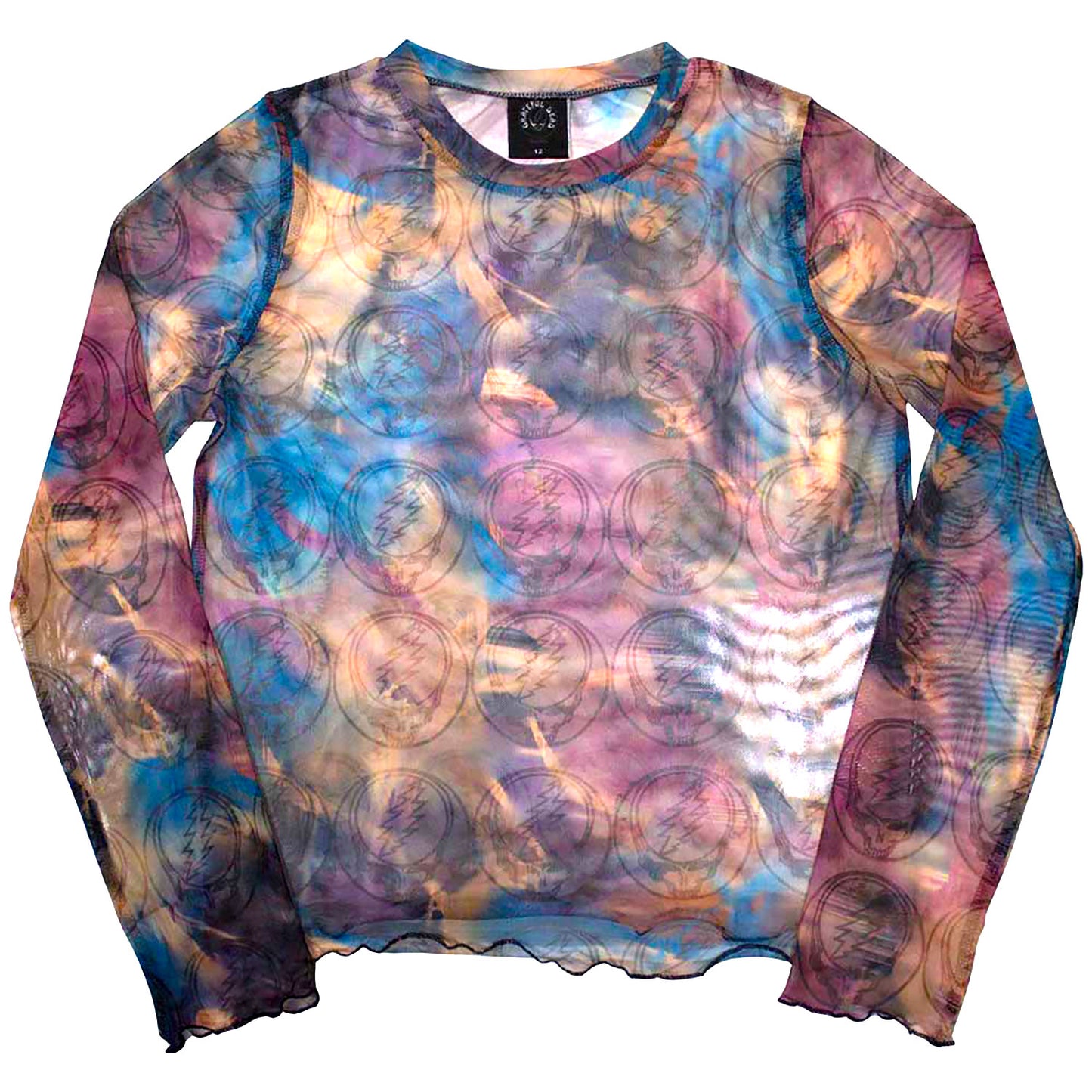 Grateful Dead Stealy Aop Girls Jr Long Sleeve Front
