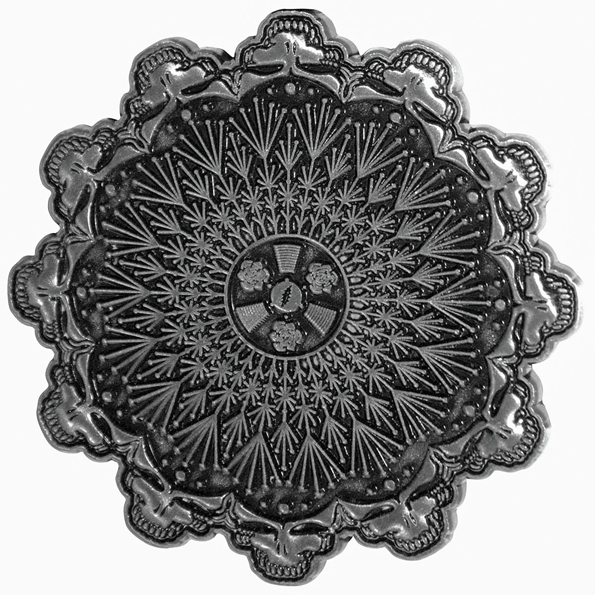 Grateful Dead 28246 Pewter Pin Badge Front
