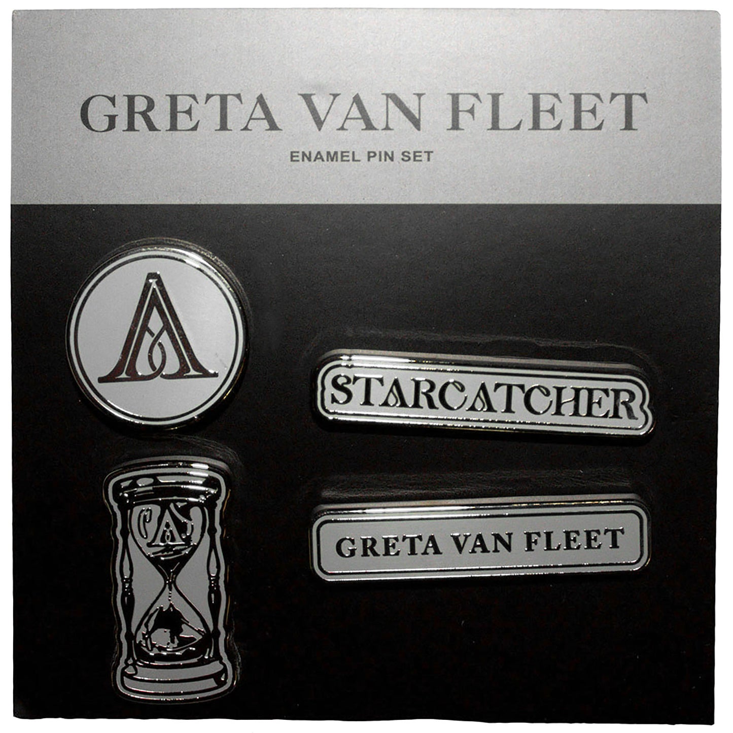 Greta Van Fleet Starcatcher Pewter Pin Badge Front