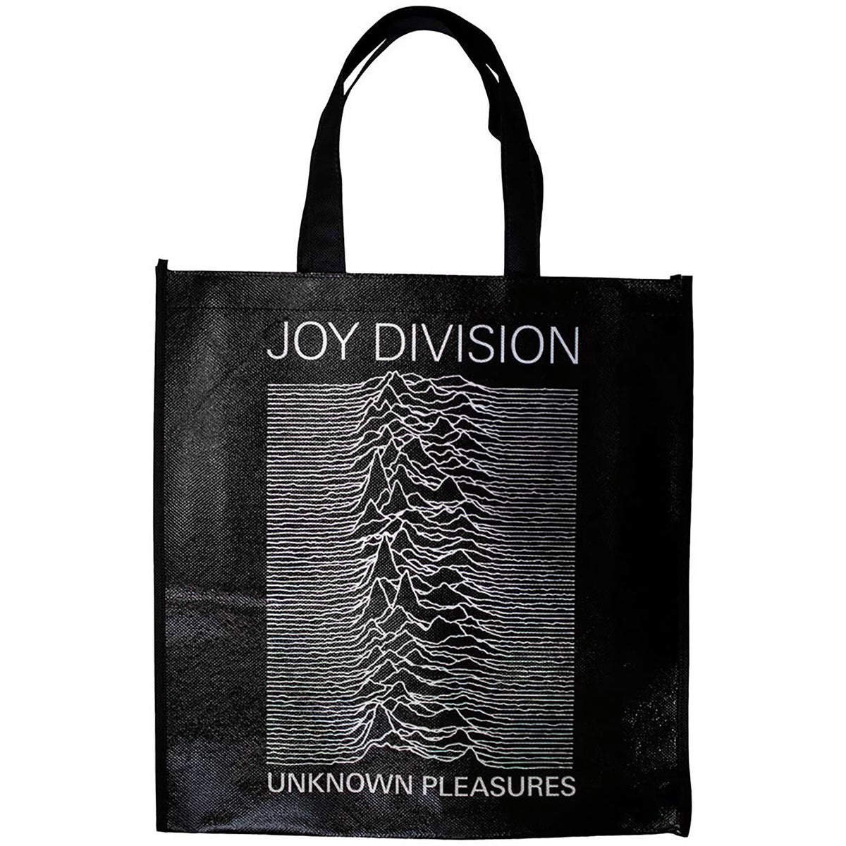 Joy Division Unknown Pleasures Grocery Tote Front