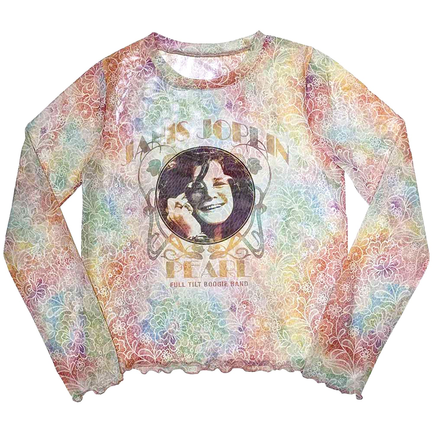 Janis Joplin Pearl Girls Jr Long Sleeve Front