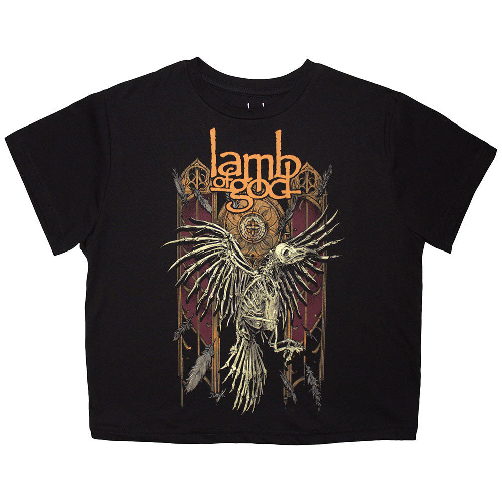 Lamb Of God Crow Girls Jr Front