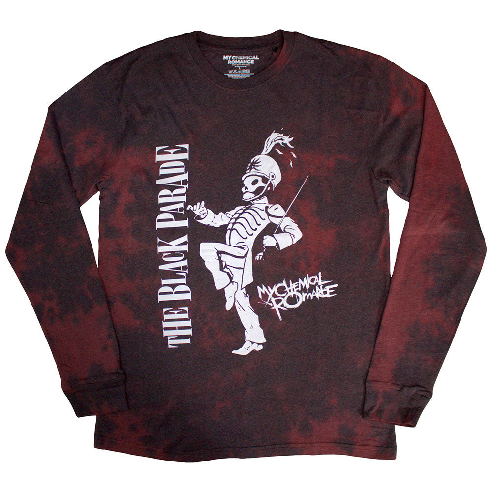 My Chemical Romance Marching Stone Wash Long Sleeve Front