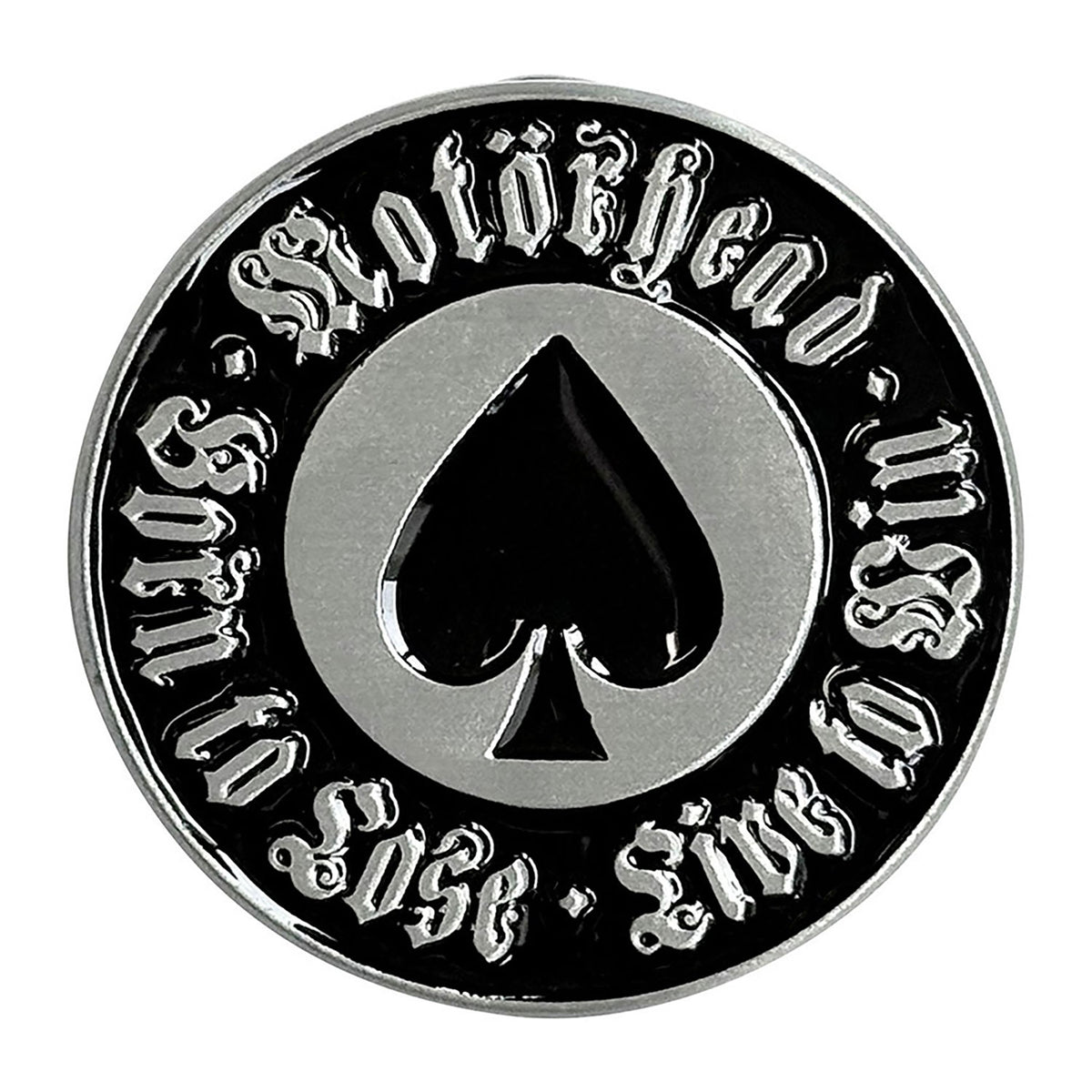 Motorhead Born To Lose Pewter Pin Badge Front