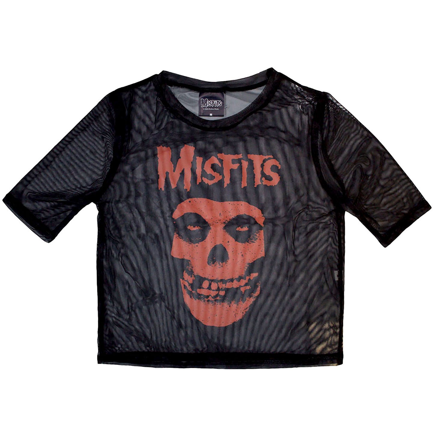 Misfits Orange Logo & Skull Girls Jr Front