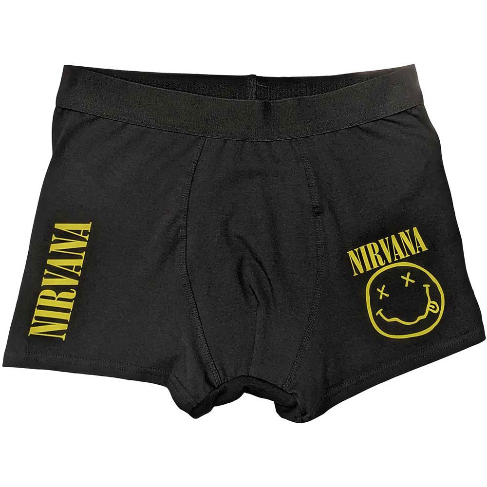 Nirvana Yellow Smile Boxers Front