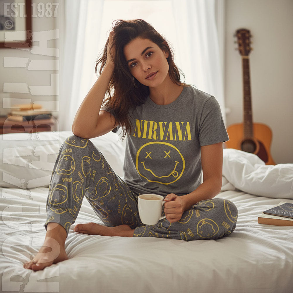 Nirvana Yellow Smile Loungewear Alt 2