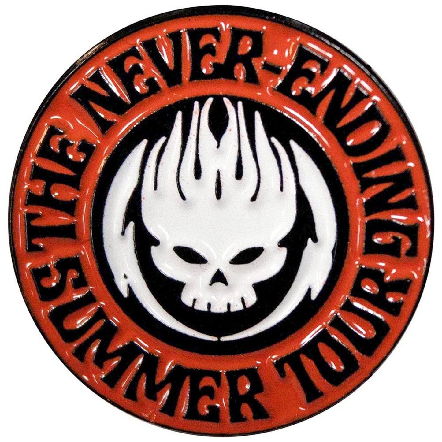 The Never Ending Summer Tour Pewter Pin Badge