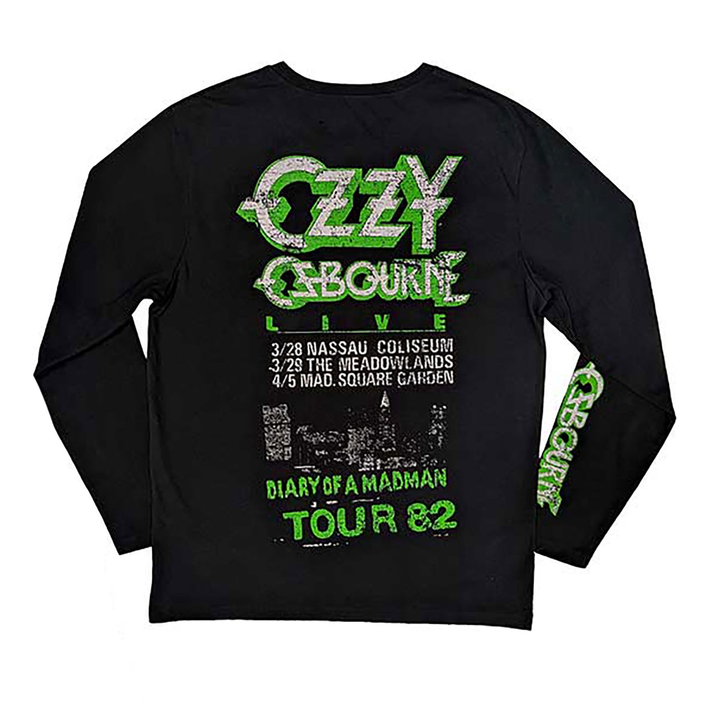 Ozzy Osbourne Madman Loose Long Sleeve Back