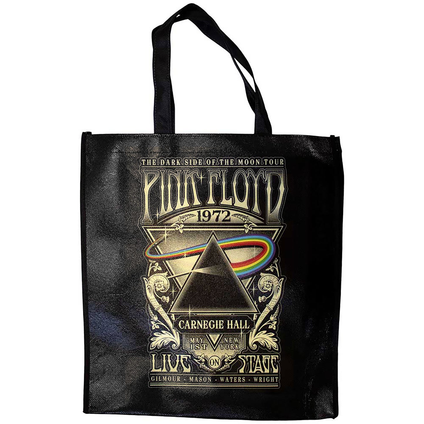 Pink Floyd Carnegie Hall Poster Grocery Tote Front