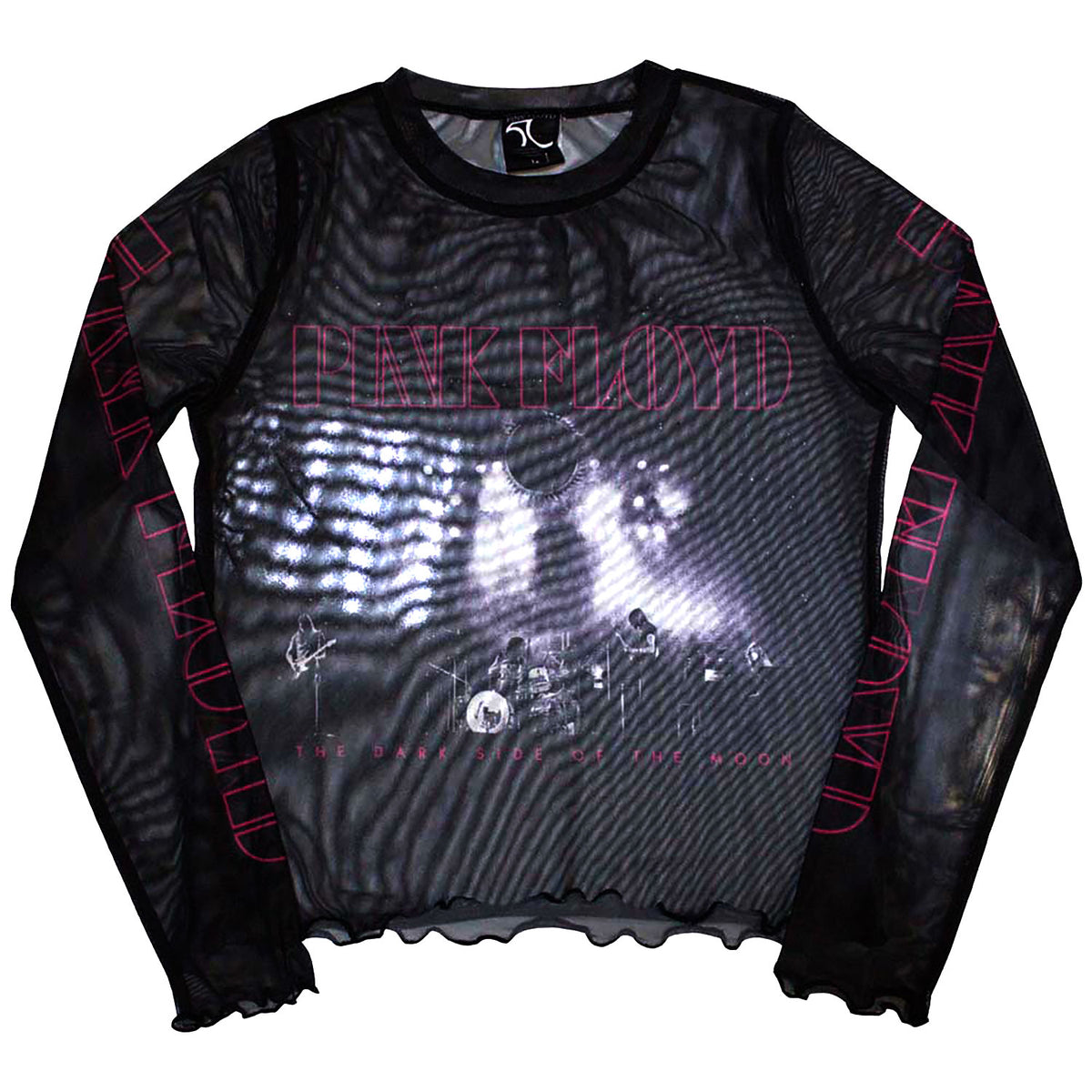 Pink Floyd Live Band Girls Jr Long Sleeve Front