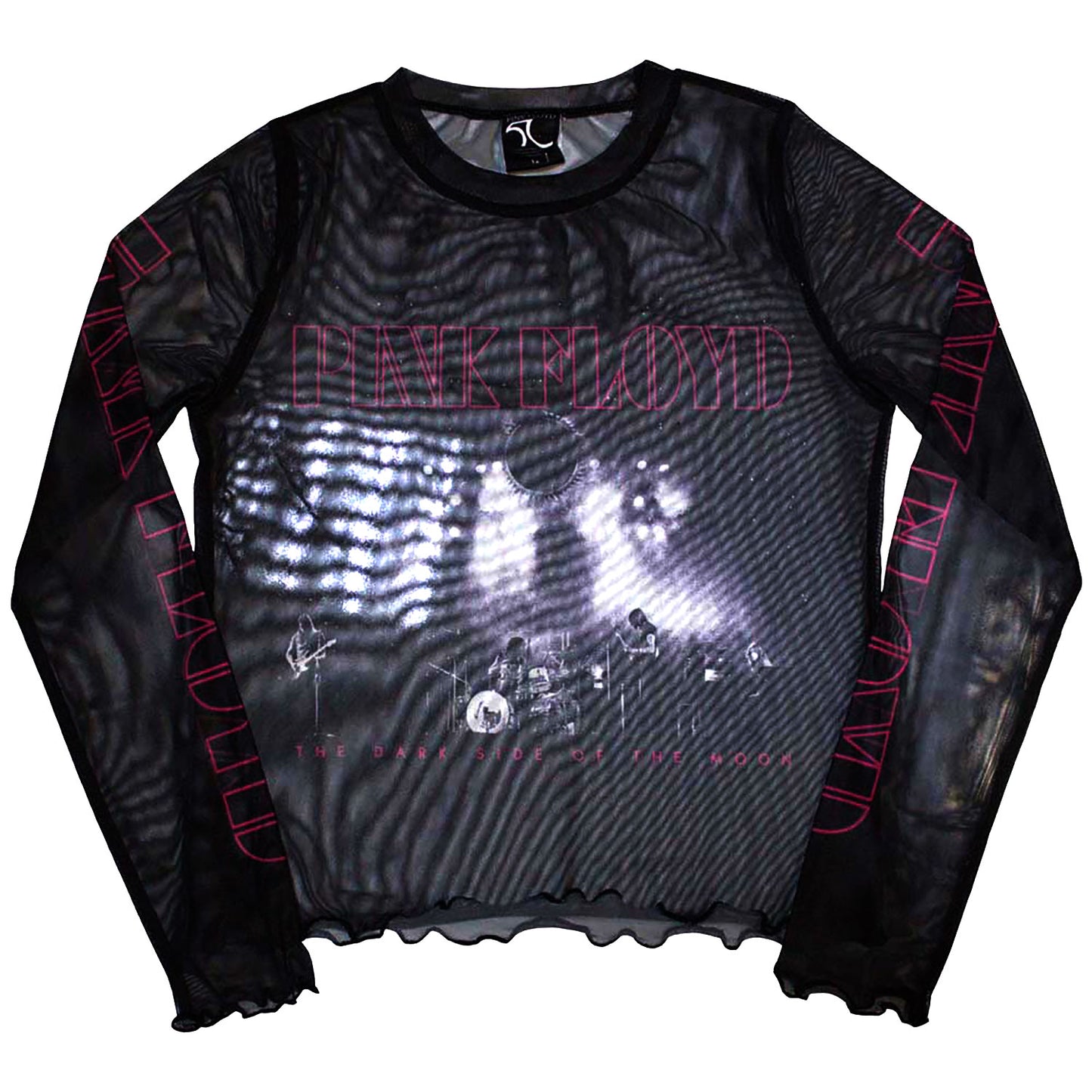 Pink Floyd Live Band Girls Jr Long Sleeve