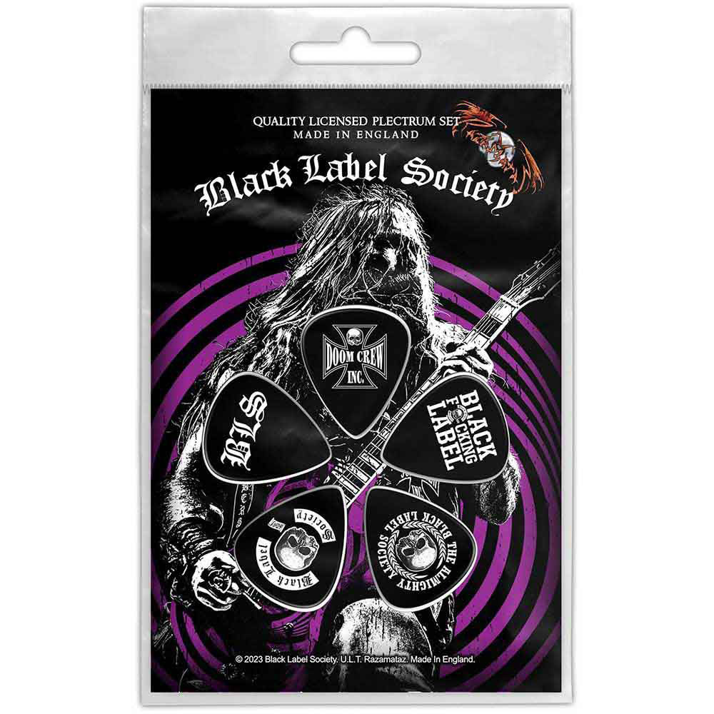 Black Label Society Zakk Wylde Guitar Pick Front