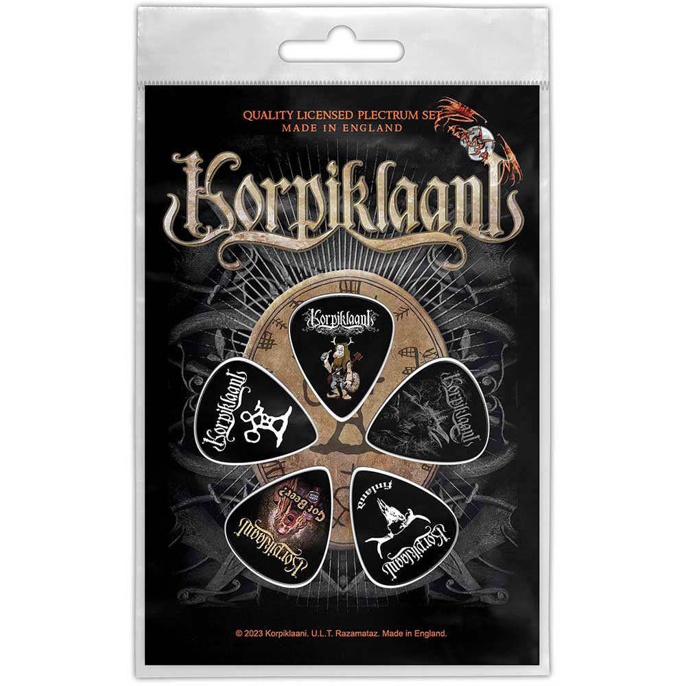 Korpiklaani Shaman Drum Guitar Pick Front