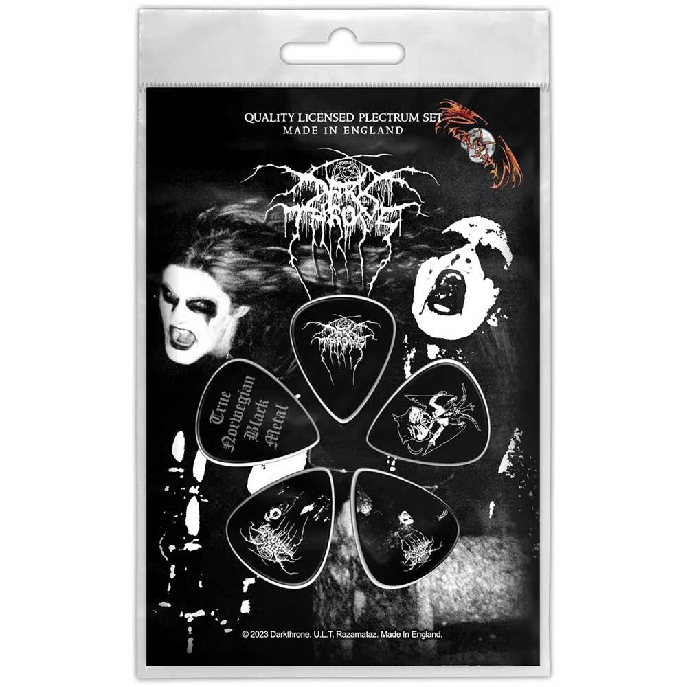Dark Throne True Norwegian Black Metal Guitar Pick Front