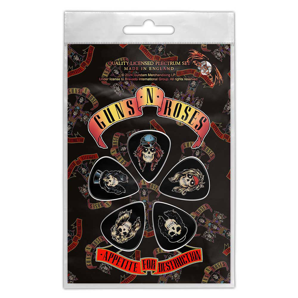 Guns N Roses Appetite For Destruction Guitar Pick Front