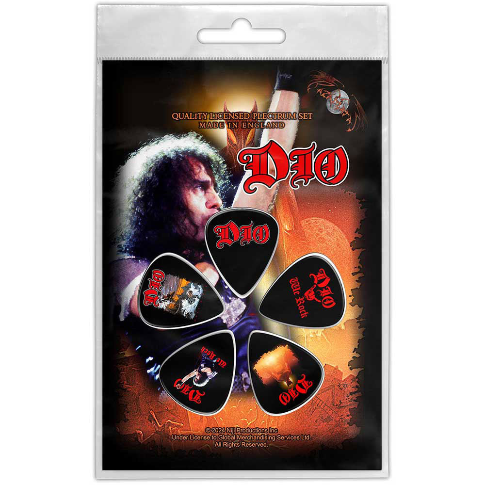 Dio We Rock Guitar Pick Front