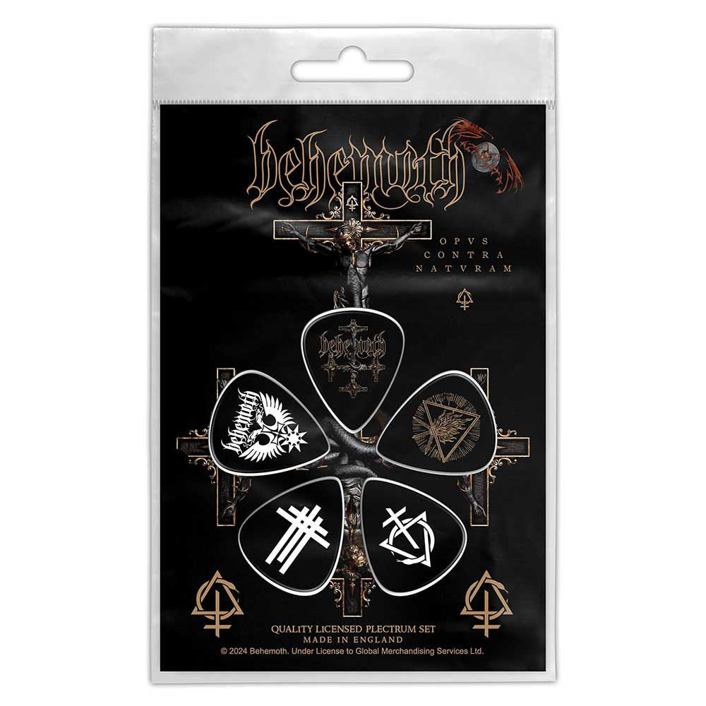 Behemoth Opvs Contra Natvram Guitar Pick Front